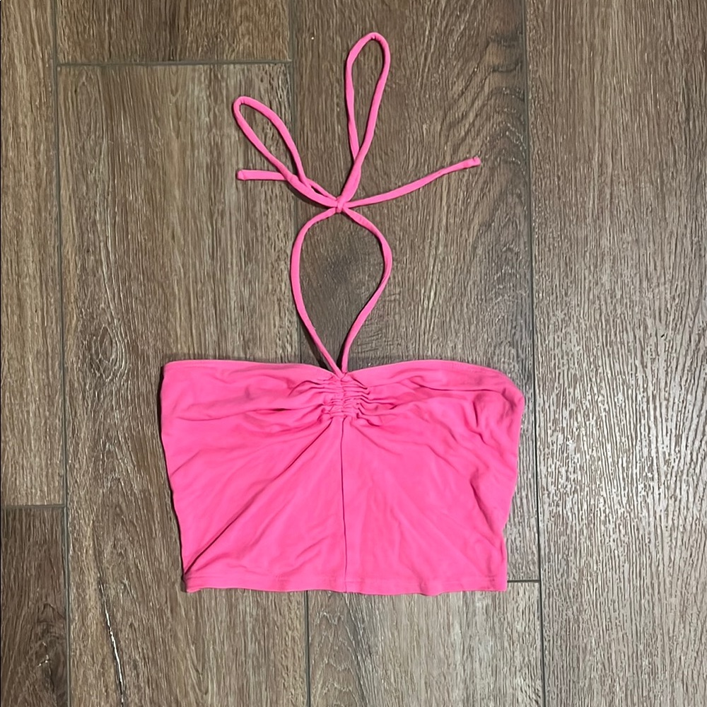 ⭐️(3/$25) GARAGE Pink Halter Top